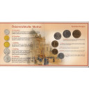 2001 - AUSTRIA  set monete di zecca 6 pezzi  Fior di Conio
